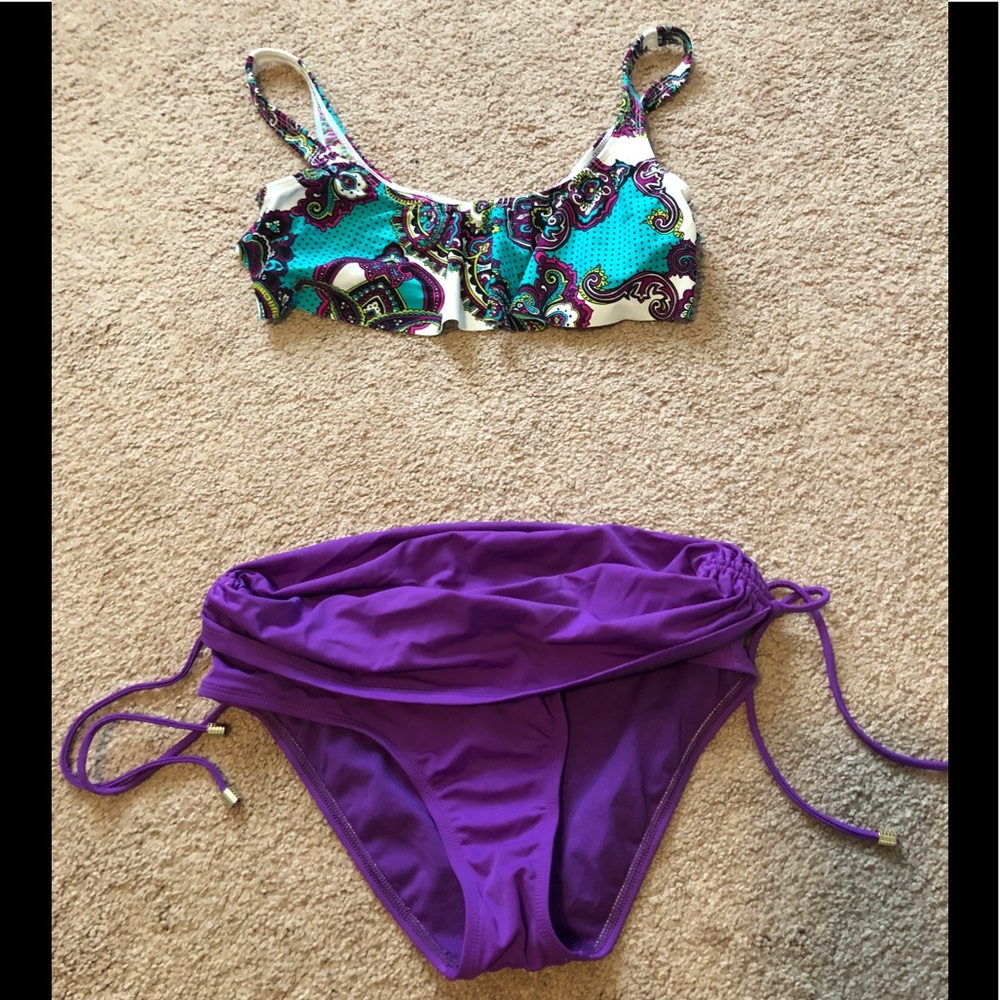 Two piece bathing suit